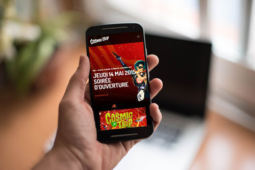 Site web du cosmic trip festival phone
