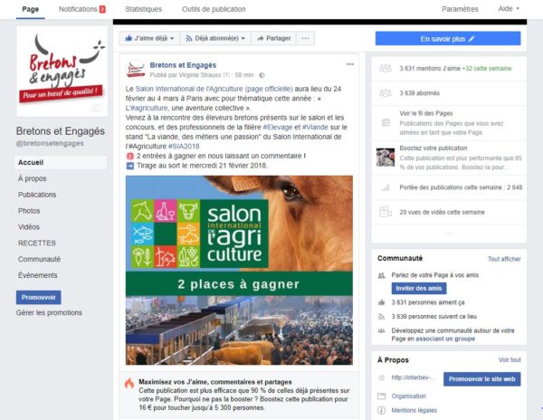 page facebook bretons et engages 