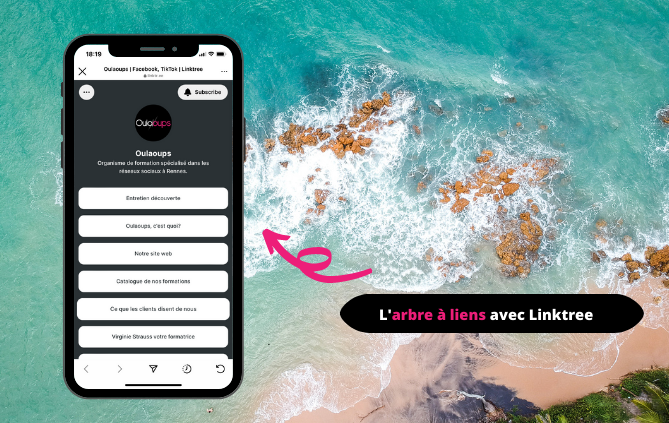 arbre liens sur instagram créer un menu de liens 