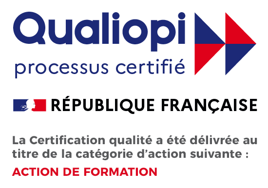 Logo de la certification qualité Qualiopi