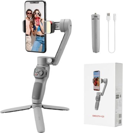ZHIYUN Smooth Q3 stabilisateur gimbal pour filmer au smartphone en mouvement