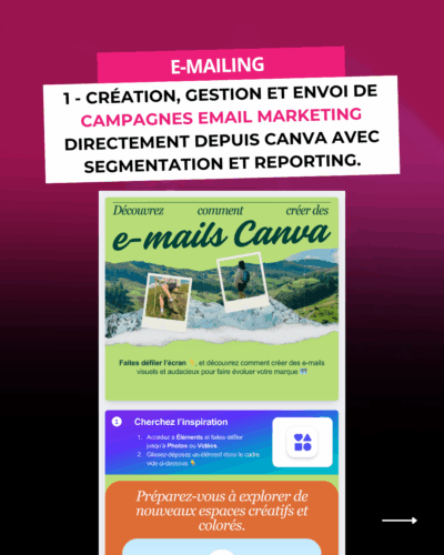 L’email marketing intégré dans Canva 