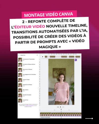 Un éditeur vidéo totalement repensé dans canva