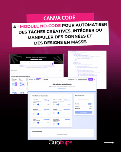Canva Code : un module no-code pour automatiser votre création 