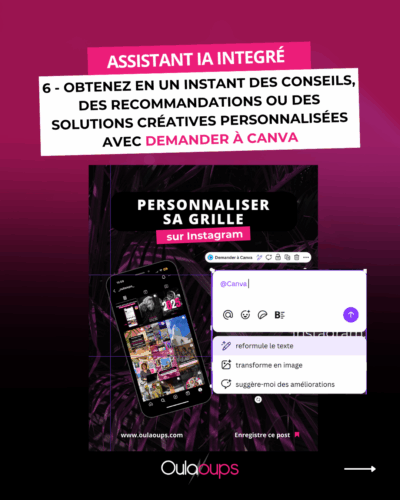  Assistant créatif IA : “Demandez à Canva”