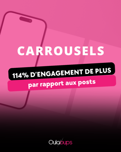 carrousels Instagram 114% engagement